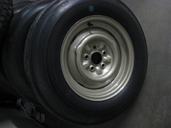 Orig 15 Inch Steel Wheel b front